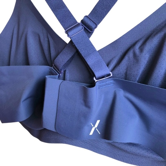 Knix Evolution V-neck Bra Size 5 Navy Convertible Straps NWOT - Picture 6 of 10